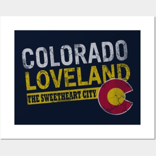 Colorado Loveland The Sweetheart City Retro Posters and Art